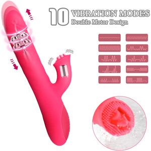 G-spot Dildo Rabbit Vibrator And Clitoris Massager