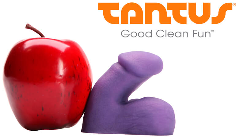 ON THE GO SILICONE PACKER BY TANTUS - MIDNIGHT PURPLE