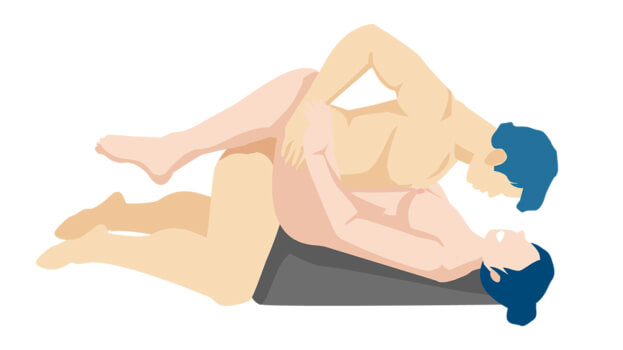 Missionary Sex Position With Pillow Under Hip