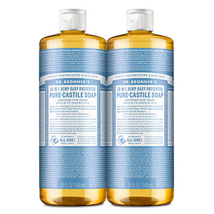 Dr. Bronner’s - Pure-Castile Liquid Soap, Made with Organic Oils